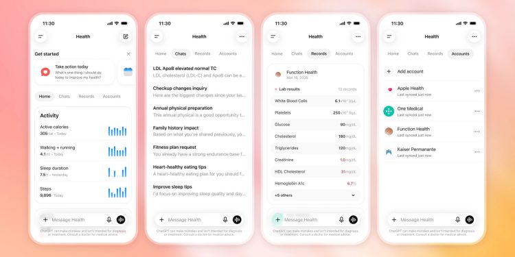 OpenAI verknüpft ChatGPT in den USA mit medizinischen Patientendaten