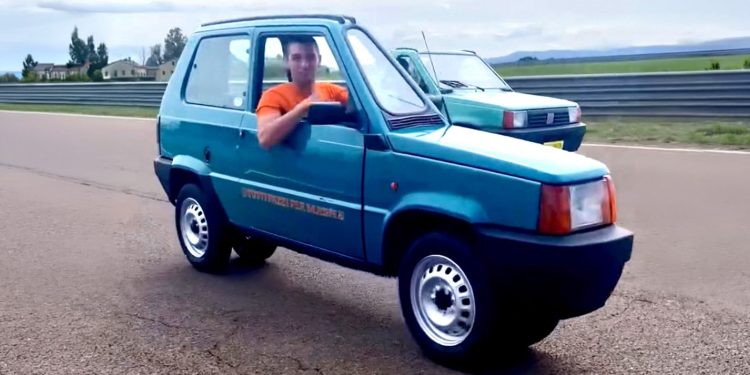 Rekordversuch: Italiener schrumpft Fiat Panda auf 50 Zentimeter